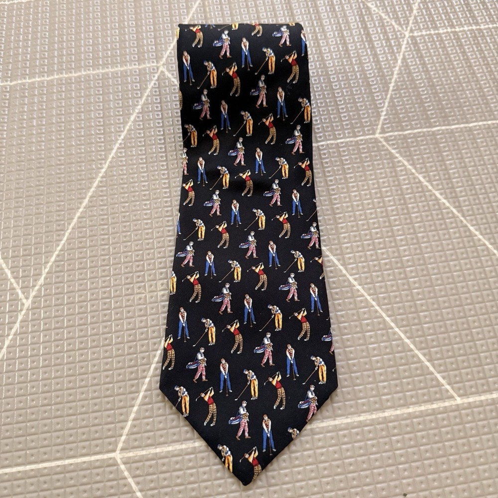 Crooks & Creed‎ London Golf Neck Tie 100% Silk